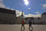 Der Rathausplatz ist nur selten so leer wie auf diesem Bild. Frhaufsteher aber haben die Altstadt aber meist fr sich allein.